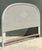 Late 20th Century Vintage White Rattan Queen Headboard For Sale - Image 5 of 13
