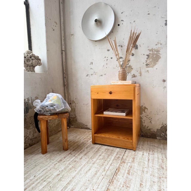 Bedside Table by Charlotte Perriand for Les Arcs, 1960s For Sale - Image 6 of 18