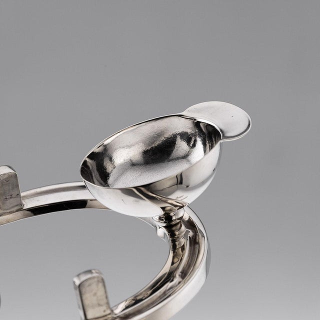 Antique 20th Century English Silver Novelty Jockey Condiment Set, 1908, Set of 6 For Sale - Image 3 of 18