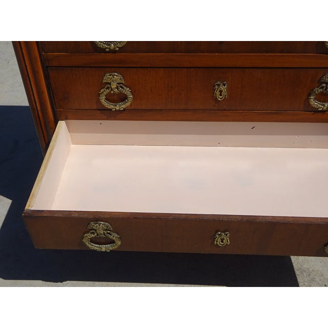 Chest of 4 Drawers in Light Wood, 1980s For Sale - Image 16 of 18