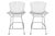Harry Bertoia Bar Stools for Knoll | Polished Chrome | Set of 2 For Sale