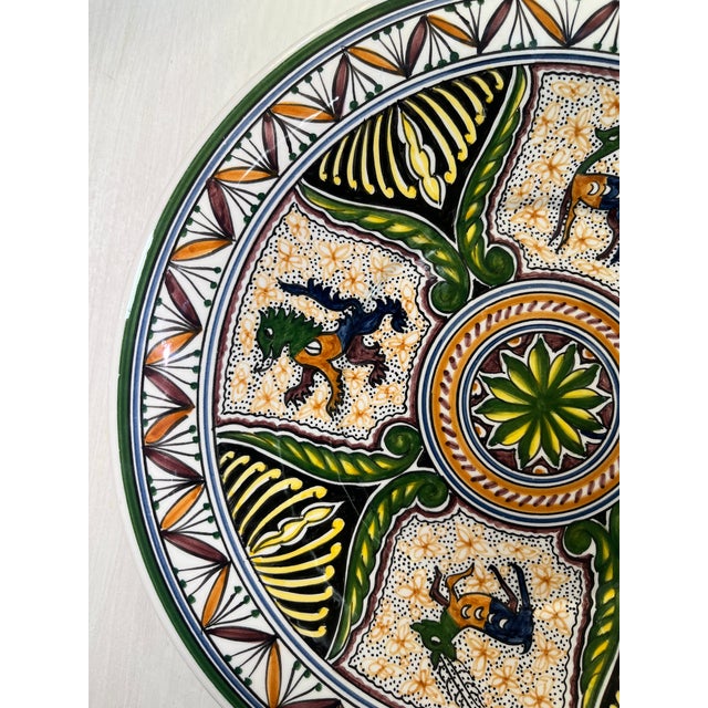 This piece belongs to a collection inspired by 15th century Portuguese ceramics. It was manufactured and hand-painted...