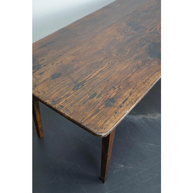 French Oak Farmhouse Dining Table, 19th Century For Sale - Image 18 of 18