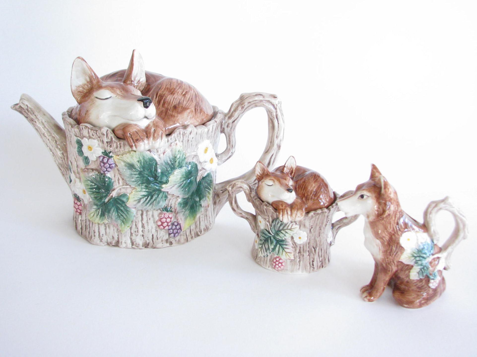 fox tea set
