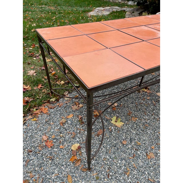 Vintage Industrial Tile Dining Table Chairish