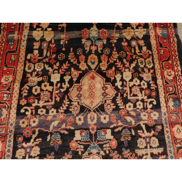 Vintage Persian Hall Rug- 4′3″ × 9′6″ For Sale - Image 4 of 13