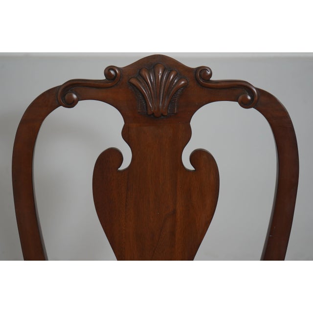 2000 - 2009 Set of 8 Ethan Allen Mahogany Dining Room Chairs For Sale - Image 5 of 12