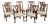 Chippendale Style Quality Set Of Eight Solid Mahogany Dining Chairs For Sale