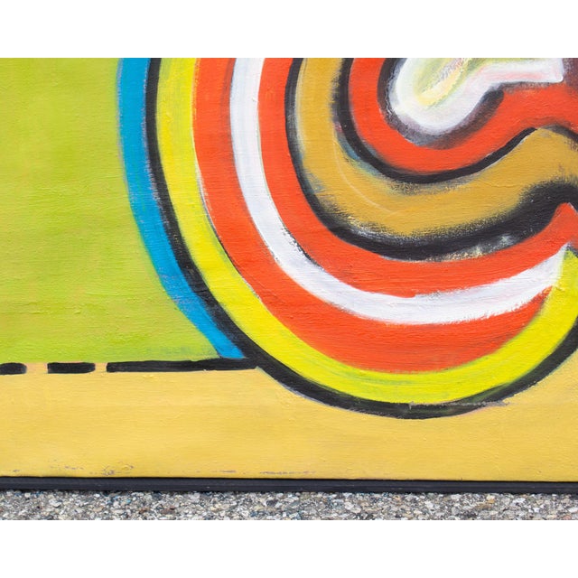 Late 20th Century Abstract Oil on Canvas Painting of a Dog by James L. Bruch For Sale In Indianapolis - Image 6 of 10