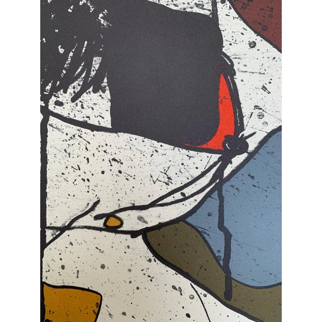 Lithography of Josep Guinovart - Composition (RRER) 1976 For Sale - Image 6 of 7