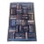 Breathtaking Vintage Indigo Asian Art Quilt Made With Antique Fabric For Sale
