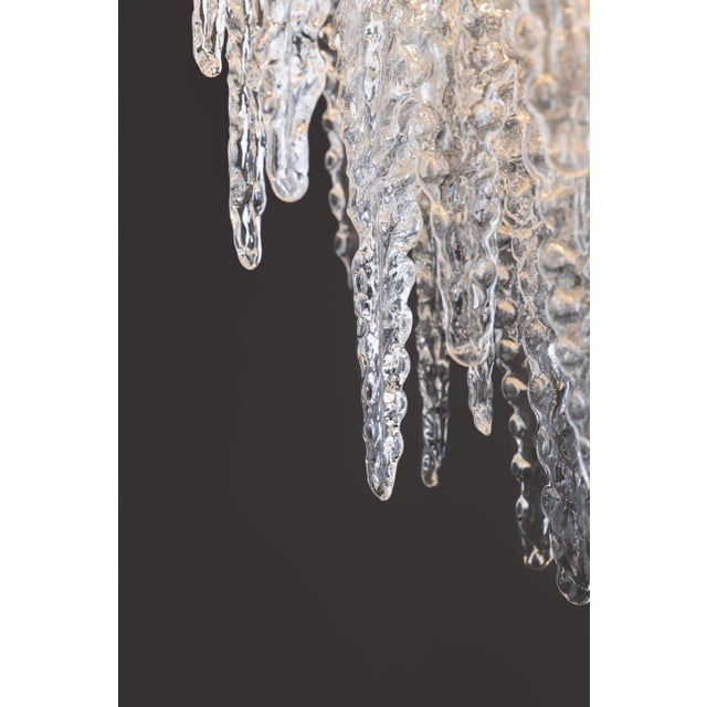 Vintage Murano Glass Chandelier from Venini, 1960s For Sale - Image 8 of 12