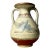 Antique Hand Painted Greek Amphora Miniature Dollhouse Pottery Bird Clay Vase For Sale