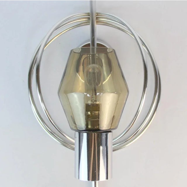 Glass Optical Pop Wall Lamp, 1960s For Sale - Image 7 of 9