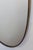 Metal Vintage Italian Wall Mirror with Brass Frame, 1960s For Sale - Image 7 of 16