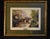 Vintage (1990's) Lithograph from Thomas Kincaid. "Hometown Bridge" Theme. Print is dbl. Mated with a Gold Wood Frame. The...