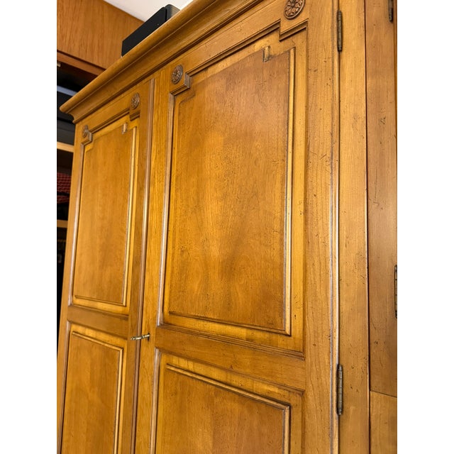1980 German Baker 9‑Piece Wall Unit & Secretary – Modular Library Cabinet For Sale - Image 10 of 14
