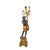Italian Venetian-Style Blackamoor Torchiere Floor Lamp, Circa 1940's For Sale