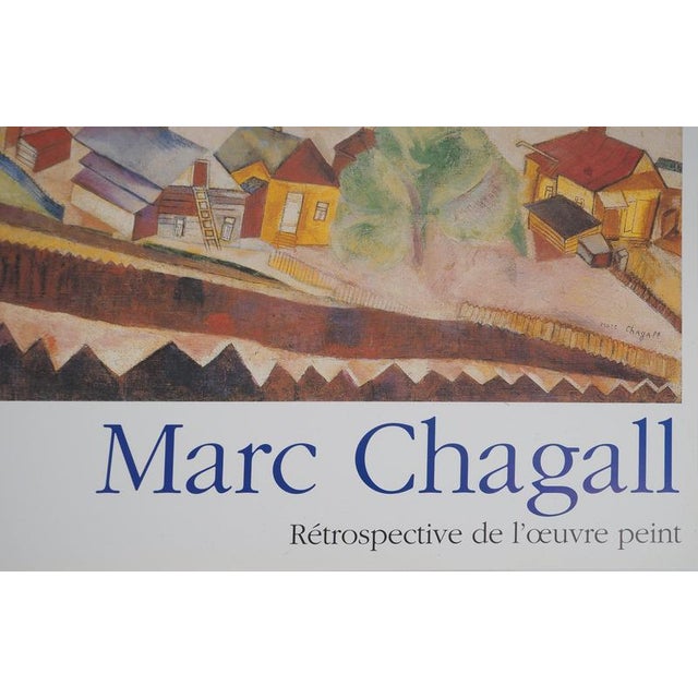 Marc Chagall (1887-1985) Above the City Original color poster Signed in the plate On poster paper, 68 x 59 cm (approx. 27...