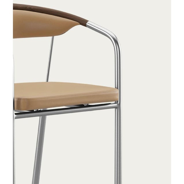 Chairman Chair in Walnut with Upholstery in Sand by Henrik Tengler for One Collection For Sale - Image 6 of 15