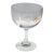 1930s Art Deco Flemington Cut Glass Champagne Coupe Hand-Cut Daisy Floral Designs For Sale