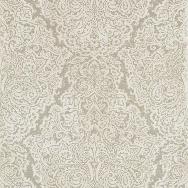 Harlequin Aurelia Wallpaper in White Gold For Sale