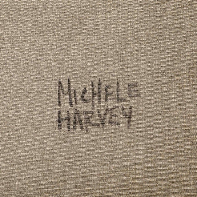 Modernist Oil on Linen Painting Entitled "Dancers" by Michele Harvey For Sale - Image 17 of 18