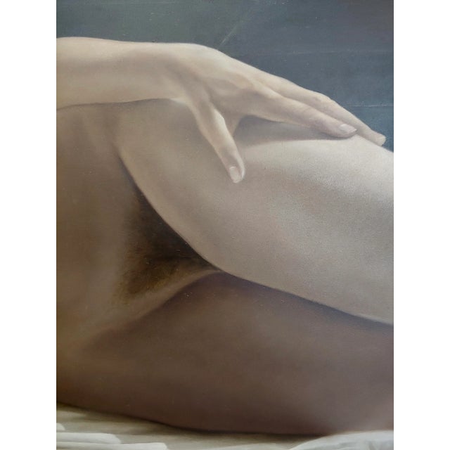 Metal Peter Sorrell - Fabulous Gothic Nude Female - Oil Painting For Sale - Image 7 of 11