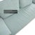 Metal Model 1600 3-Seater Sofa in Light Blue Leather from Rolf Benz For Sale - Image 7 of 13