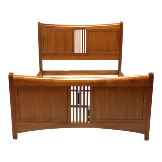 Stickley 21st Century Collection Cherry Queen Bed For Sale