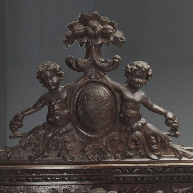 Neobaroque Console with Mirror For Sale - Image 10 of 15
