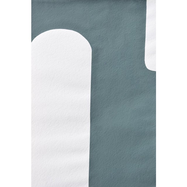 Contemporary Ernst Geitlinger, Grey Form, 1969, Pencil, Vellum & Watercolor For Sale - Image 3 of 11