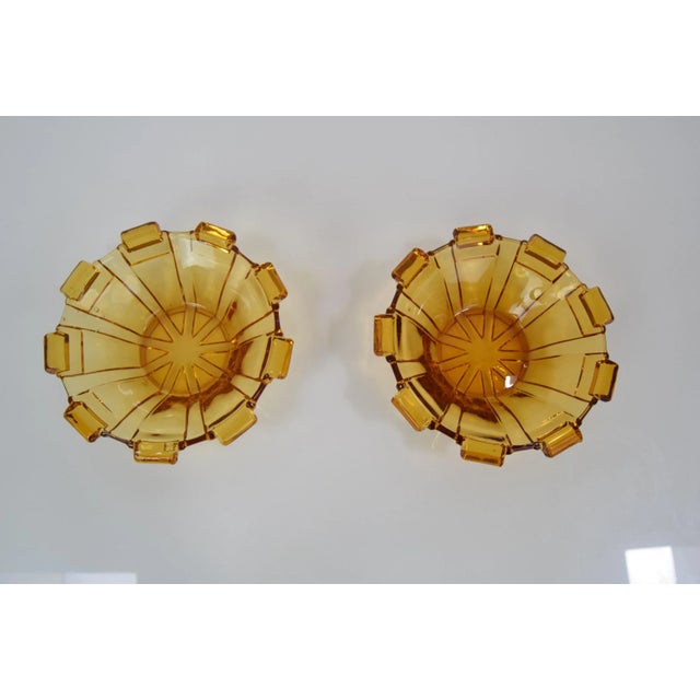 Bohemia Glass Bowls, 1950s, Set of 2 For Sale - Image 3 of 8