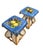Italian Pair of Vintage Italian Majolica Ceramic Fruit Motif Garden Stools For Sale - Image 3 of 12