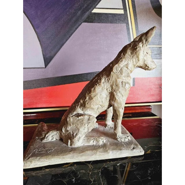 Art Deco Terracotta Dog by A. Thorand, 1935 For Sale - Image 9 of 12