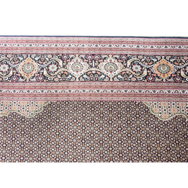 Vintage Persian Tabriz Rug For Sale - Image 9 of 15