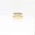 Vintage Mid-Century Modernist Paul Lobel Mixed Metal Gold/Silver Cigar Band Ring For Sale - Image 9 of 13