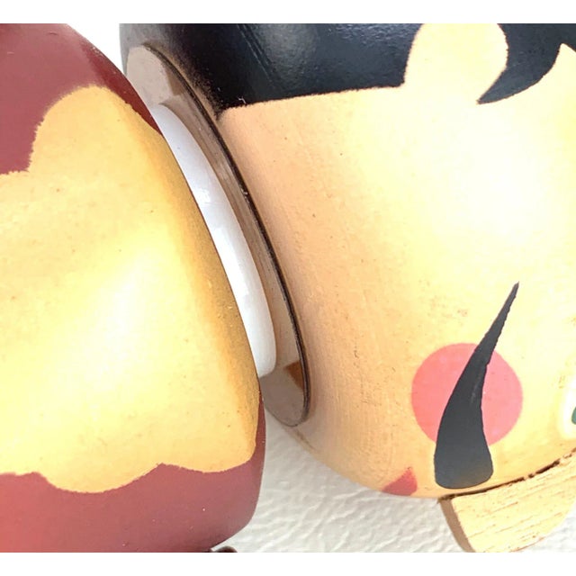 Salt shaker and pepper grinder in the shape of a traditional german nutcracker, perfect for Christmas Holidays. Marked...