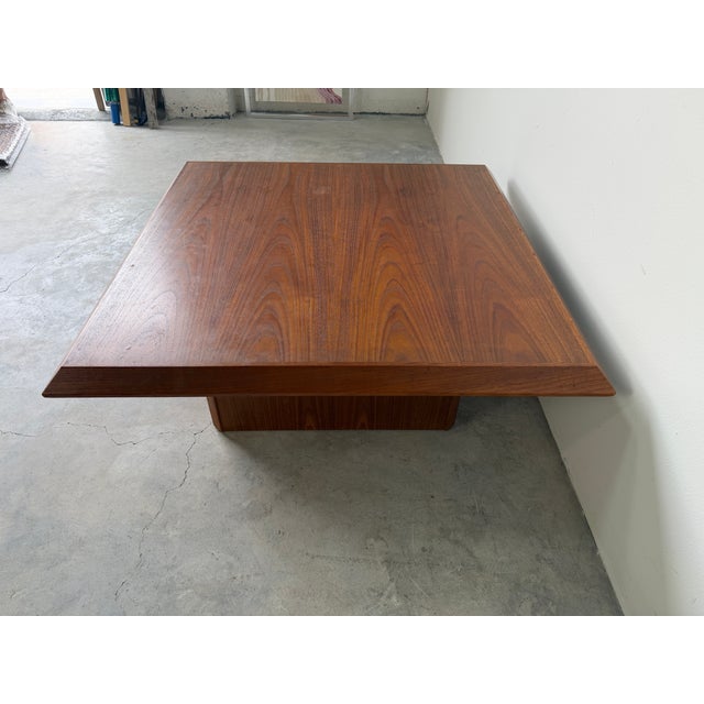 Wood 1960's Mid Century Vejle Stole & Møbelfabrik Square Coffee Table For Sale - Image 7 of 18