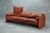 Cognac Leathered Maralunga Sofa by Vico Magistretti for Cassina, 1970s, in Restored conditions. Designed 1970 to 1979 This...