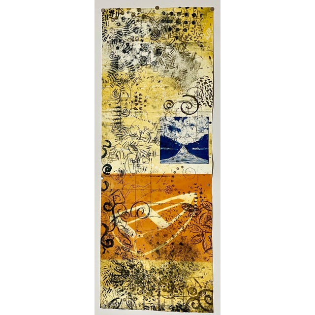 Cheryl Warrick (American, b. 1956), "Peace Makes Plenty" Color etching, soft ground, white ground, drypoint, and chine...