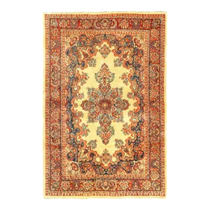 1900s Fine Hand Knotted Persian Antique Sarouk Rug