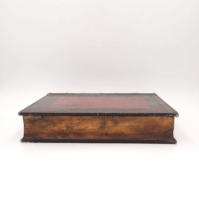 A faux book box, "History of Art", 19th century or later.