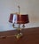 Mid-Century Modern French Brass Table Lamp from Maison Lucien Gau For Sale - Image 9 of 14