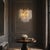 Aloadecor 11-Light 22'' Modern Branch Chandelier With Glass Leaves in Painted Brass for Dining Room and Entryway For Sale - Image 10 of 12