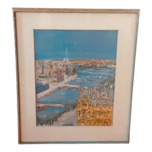 Early 20th Century Print of Paris, After Dufy