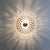 Glass Large Mid-Century Modern Glass Flush Mount from Limburg, Germany, 1960s For Sale - Image 7 of 11