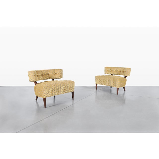 1950s Mid-Century Modern Sculptural Lounge Chairs Attributed to Billy Haines For Sale - Image 5 of 14