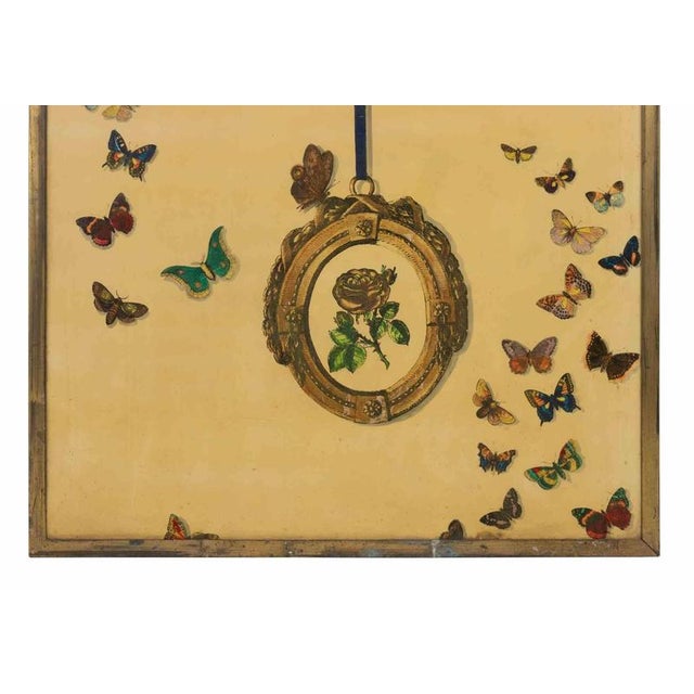 Decorative Panel with Butterflies, 1950s For Sale - Image 4 of 7