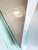 Vintage Postmodern Acrylic and Metal White Triangular Wall Lamp by Happy Light, 1980s For Sale - Image 16 of 17
